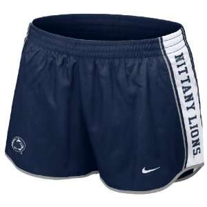  Nike Penn State Nittany Lions Womens Dri FIT Pacer Running Shorts 