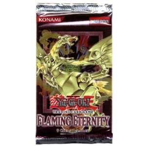  Yu Gi Oh Cards   Flaming Eternity   Booster Pack Toys 