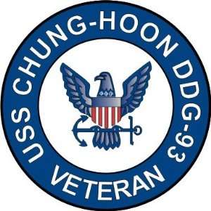  US Navy USS Chung Hoon DDG 93 Ship Veteran Decal Sticker 5 