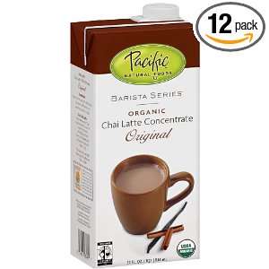 Pacific Natural Foods Organic Chai Latte Concentrate Original, 32 