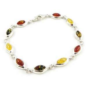  Bracelet silver Inspiration amber. Jewelry