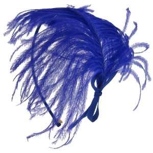  Skinny Headband with Side Ostrich Feather Splash Health 