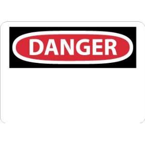 Danger, (Header Only), 14X20, .040 Aluminum  Industrial 