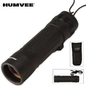Humvee 10x25 Monocular Black Perfect Item for Sporting Events, Family 