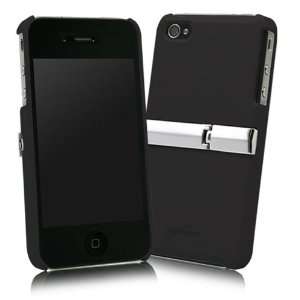  BoxWave iPhone 4S Shell Case with Stand (Jet Black) Cell 