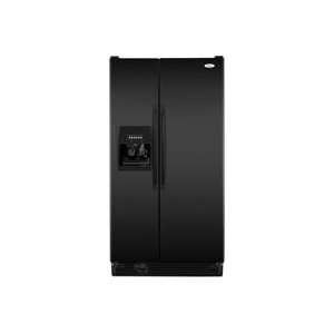   36 25.3 cu. ft. Side by Side Refrigerator   Black