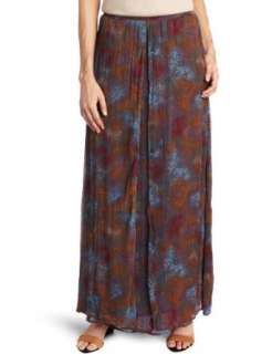  Willow & Clay Womens Print Maxi Skirt Clothing