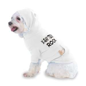 com X Ray Techs Rock Hooded (Hoody) T Shirt with pocket for your Dog 