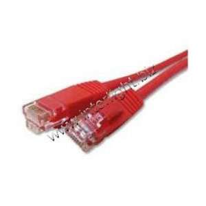  PC5E 01F RED CAT5E ETHERNET PATCH CABLE, UTP, RED, 1FT 