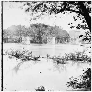  Richmond,Virginia. Ruins of Mayos bridge