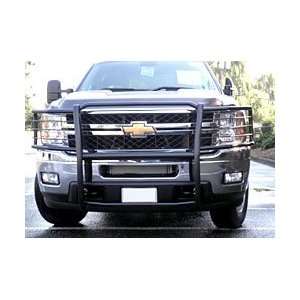   One Piece Grill/Brushguard Black Grille Guards & Bull Bars Stainless