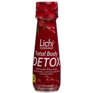 Lichi Super Fruit Total Body Detox Shots 3 oz, 6 ct (Quantity of 3)