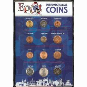  Epcot International Coins Set 