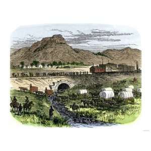  Transcontinental Railroad Constructed across the Western 
