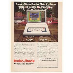 1983 Radio Shack TRS 80 Color Computer 2 Print Ad (41171 