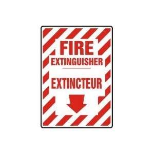  FIRE EXTINGUISHER (BILINGUAL FRENCH   EXTINCTEUR) Sign 