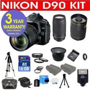 DX VR Nikkor Zoom Lens + Nikon 70 300mm F/4 5.6 Telephoto Zoom Lens 