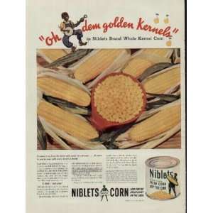 Oh dem golden Kernels  1940 Green Giant Niblets Corn Ad, A3678A 