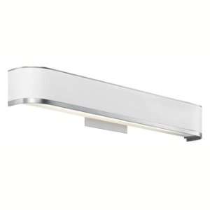  Kichler Lighting 10423BAW Pira   One Light Linear Bath Bar 