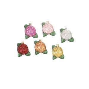  Mini Roses Ornament (6 Asstd).