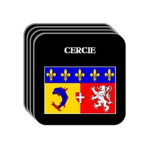  Rhone Alpes   CERCIE Set of 4 Mini Mousepad Coasters 