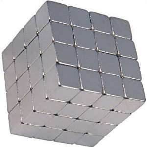  64 Neodymium Magnets 1/8 inch Cube N48