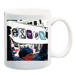  EGYPT PROTEST SIGN Mug Coffee Cup 11 oz ~ Google Twitter 