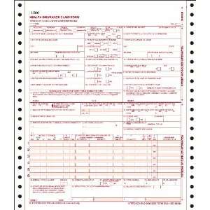  Adams Health Insurance Claim Forms, Continuous, 9.5 x 11 