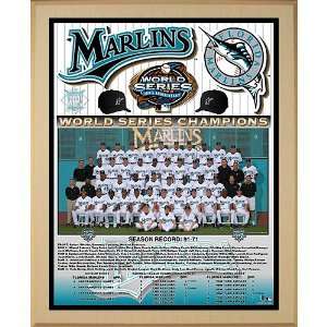  Healy Florida Marlins 2003 World Series Team Picture 
