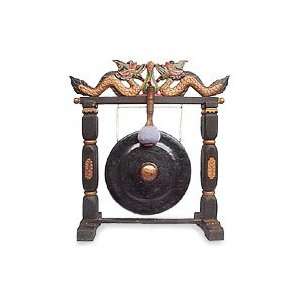  NOVICA Mahogany kemong gong, Dragon