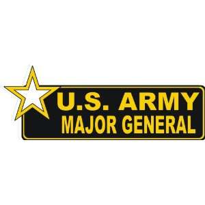  United States Army Major General Bumper Sticker Decal 6 