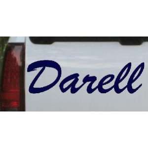  Navy 12in X 3.6in    Darell Names Car Window Wall Laptop 