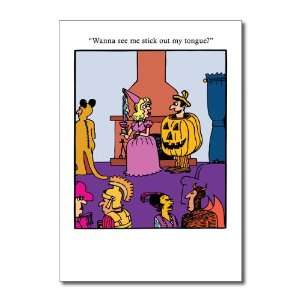  Funny Halloween Card See My Tongue Humor Greeting Don 