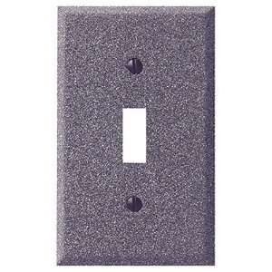    Weathered Iron Steel   1 Cable TV Wallplate