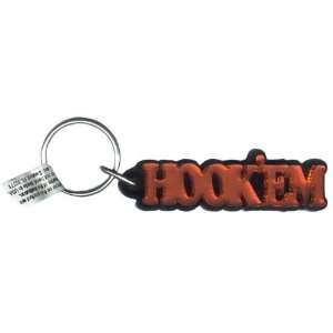  Texas Longhorns Orange HOOKEM Mini Mirror Key Chain W 