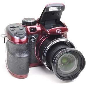   15x Optical/6x Digital Zoom HD Camera (Burgundy Red)