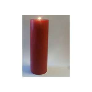  Red Pillar Candles 4 Inch Dia (2 3 week delivery)