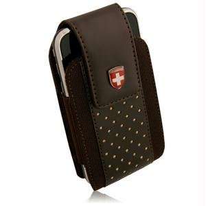  Swiss Leatherware Alps Case for Most PDAs   Brown Cell 