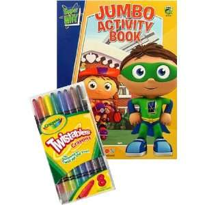  SUPER WHY® Coloring Book Set with Crayola Twistables 