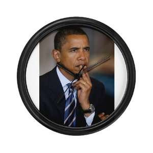  PRESIDENT BARACK OBAMA T SHIR Obama Wall Clock by 