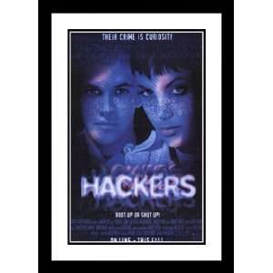 Hackers 20x26 Framed and Double Matted Movie Poster   Style A   1995