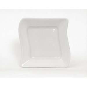  Tuxton White Square Wave Plate 6 3/8 (Bwz 063C) 12/Box 