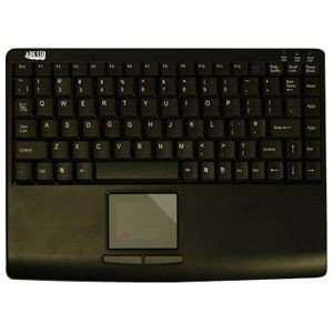  Adesso AKB 410PB Slim Touch Mini Keyboard with Built in 
