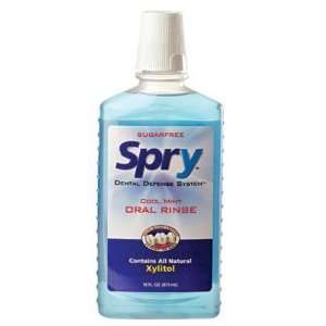  Spry Dental Defense System   Coolmint Oral Rinse Clear 