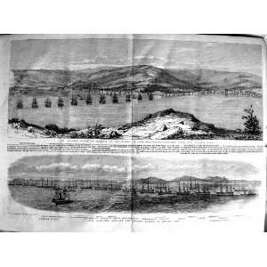  1853 Turkish Ships Buayukdera Bosphorus Besika Bay War 