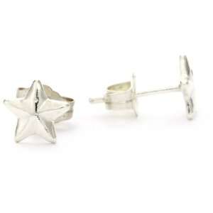    Chibi Jewels Sterling Silver Star Studded Earrings Jewelry