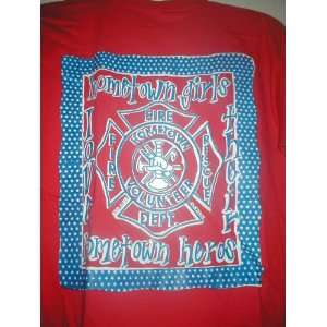  Hometown Girls love their Hometown Heros Red T Shirt 
