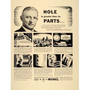  1937 Ad International Nickel Co. Monel Radio City NBC 