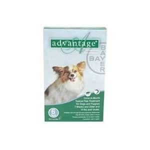  Advantage for Dogs (Green), 0 10 lbs, 6 month Pet 