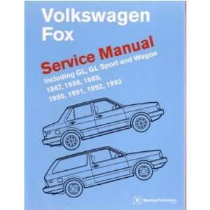    1987 1993 1989 1990 1991 1992 VW FOX Service Manual Automotive